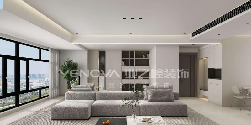 唐山中海九樾143平方米现代风格装修效果案例|业之峰装饰 - 家居知识