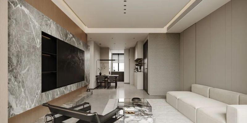 设计作品丨豪布斯卡现代风家装：140㎡里的设计典范 - 家居知识