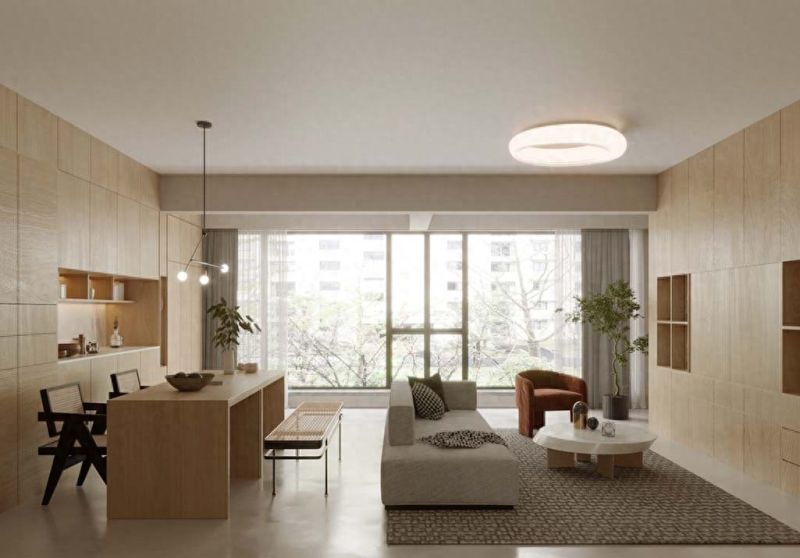 130㎡现代原木风，暖调原木与极致留白的温柔邂逅