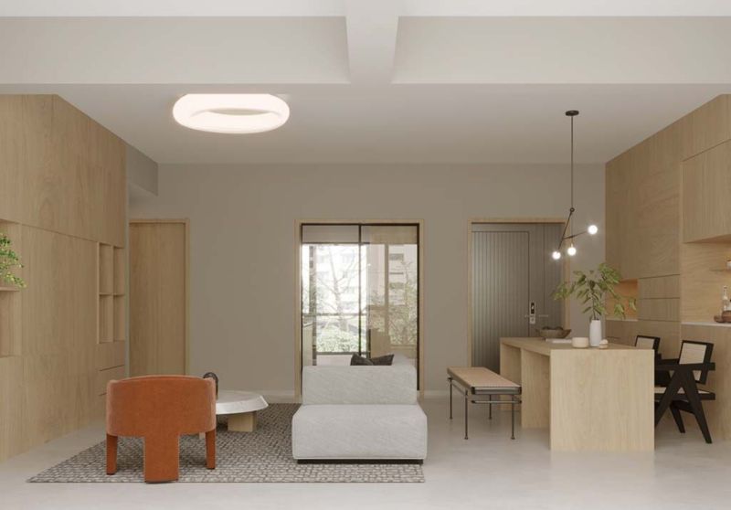 130㎡现代原木风|暖调原木+极致留白，温柔到不像话 - 家居知识