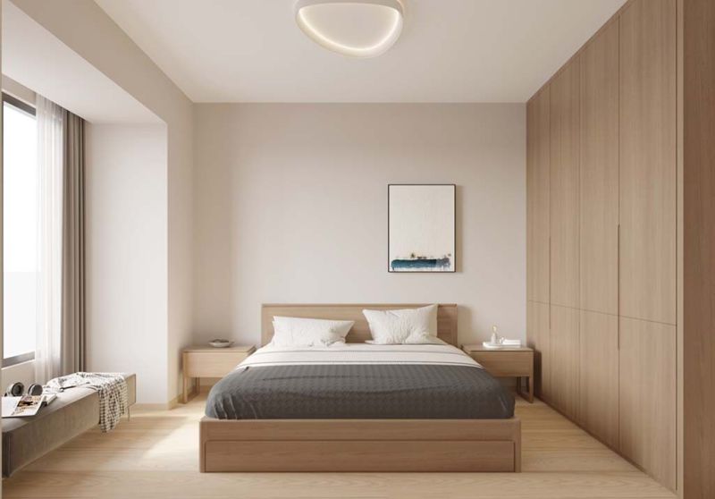 130㎡现代原木风|暖调原木+极致留白，温柔到不像话 - 家居知识