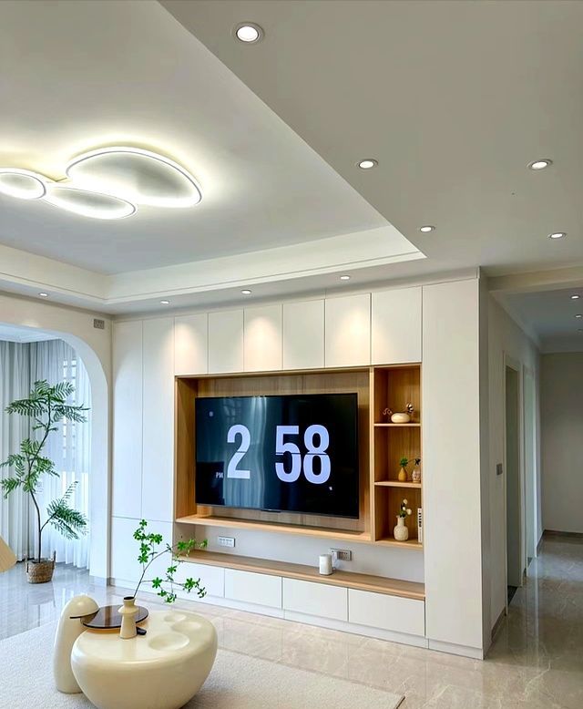 满墙电视柜多好用？看看这些成功案例，照着做能储物颜值高是真香 - 家居知识