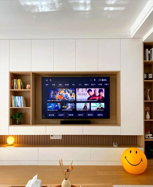 满墙电视柜多好用？看看这些成功案例，照着做能储物颜值高是真香 - 家居知识