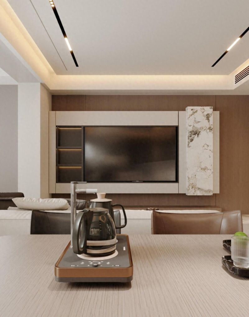 「130㎡意式极简风，用设计诠释简约的自信」