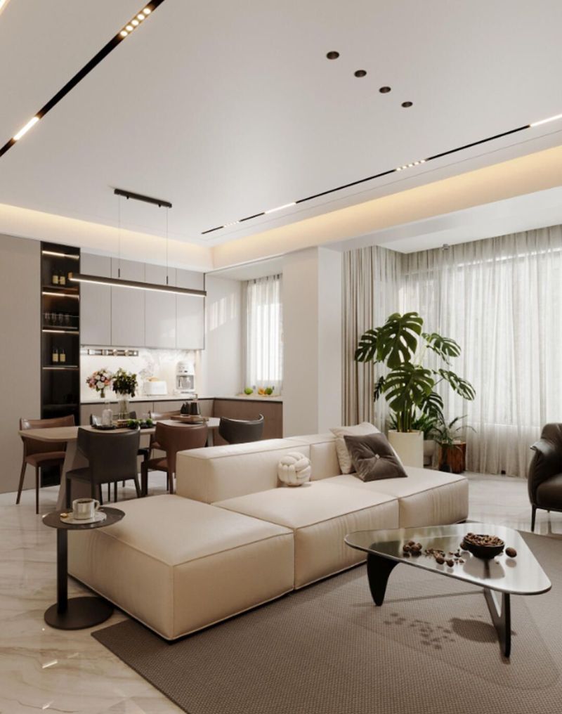 130㎡意式 | 用设计书写「简约的自信」 - 家居知识