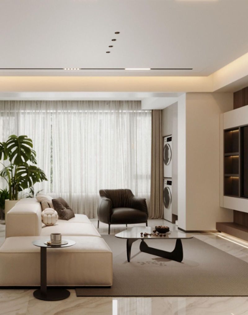 130㎡意式 | 用设计书写「简约的自信」 - 家居知识