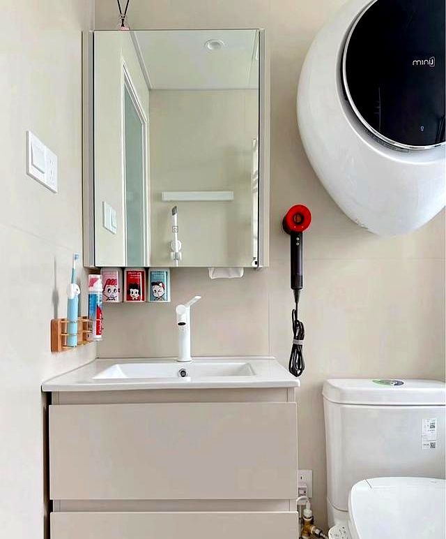 突发奇想！自己设计浴室柜超好用，卫生间变更高级，邻居争着模仿 - 家居知识