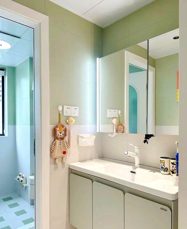 突发奇想！自己设计浴室柜超好用，卫生间变更高级，邻居争着模仿 - 家居知识