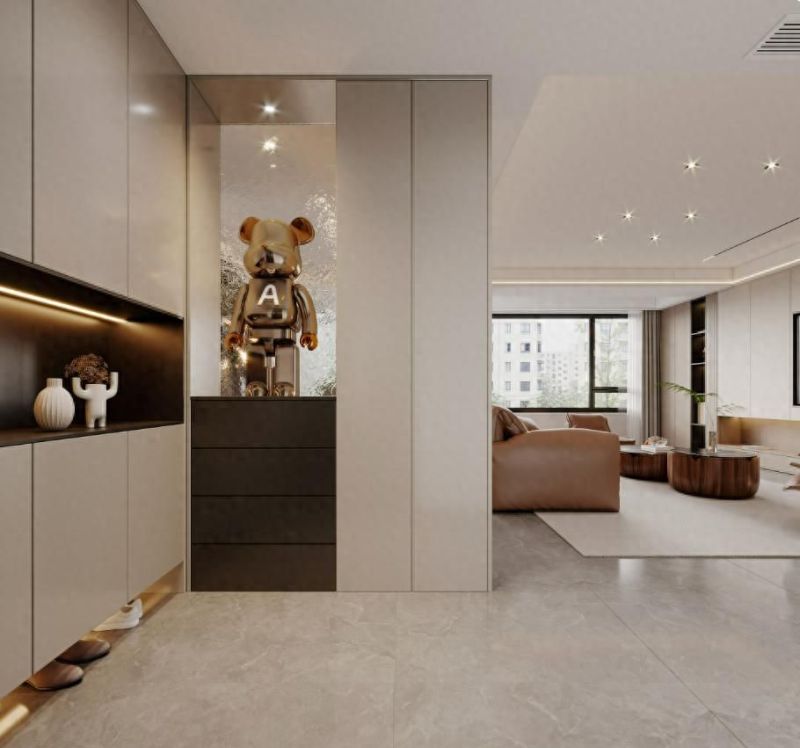 147㎡现代意式风平层装修案例分享——诸暨中茂府设计解析