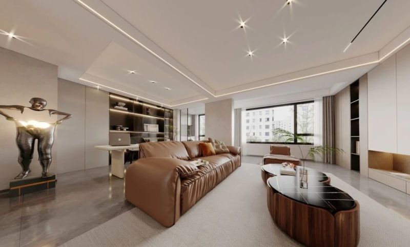 147㎡现代意式风平层装修-诸暨中茂府 - 家居知识