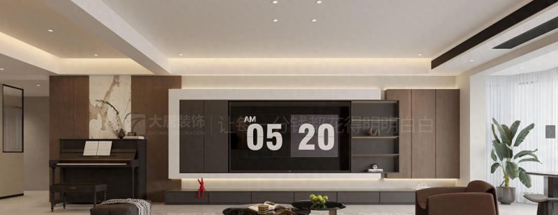 168㎡意式极简风装修，株洲业主把空间利用到极致