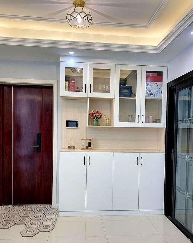 新房花20万的装修效果，全屋橱柜定制简洁漂亮，最满意客厅 - 家居知识
