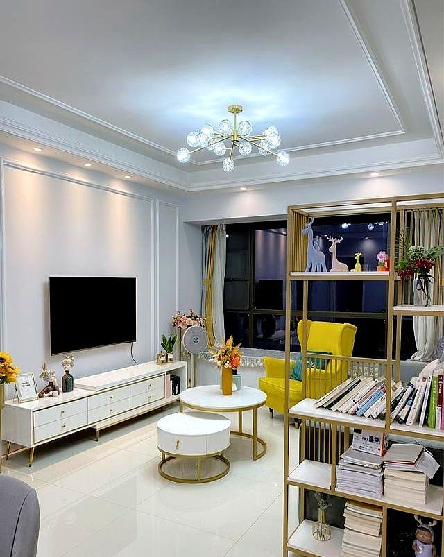 新房花20万的装修效果，全屋橱柜定制简洁漂亮，最满意客厅 - 家居知识