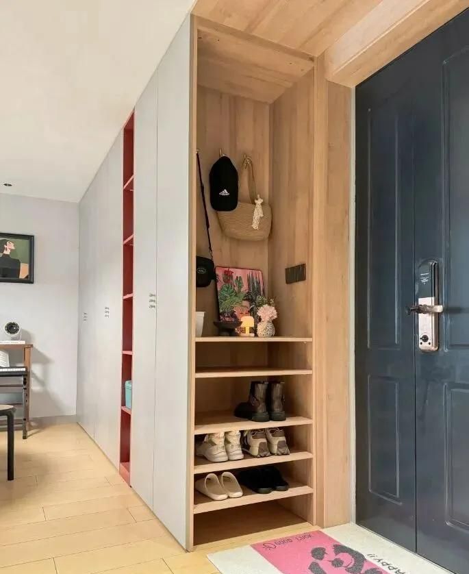 平平无奇的鞋柜做法，解决空间痛点，我家怎么就没想到！ - 家居知识
