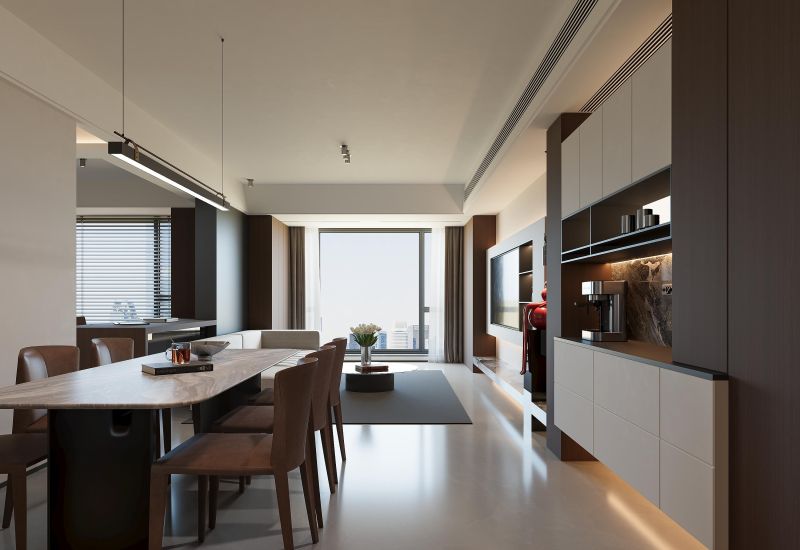 青岛｜140㎡现代意式极简风，做客厅设计 - 家居知识