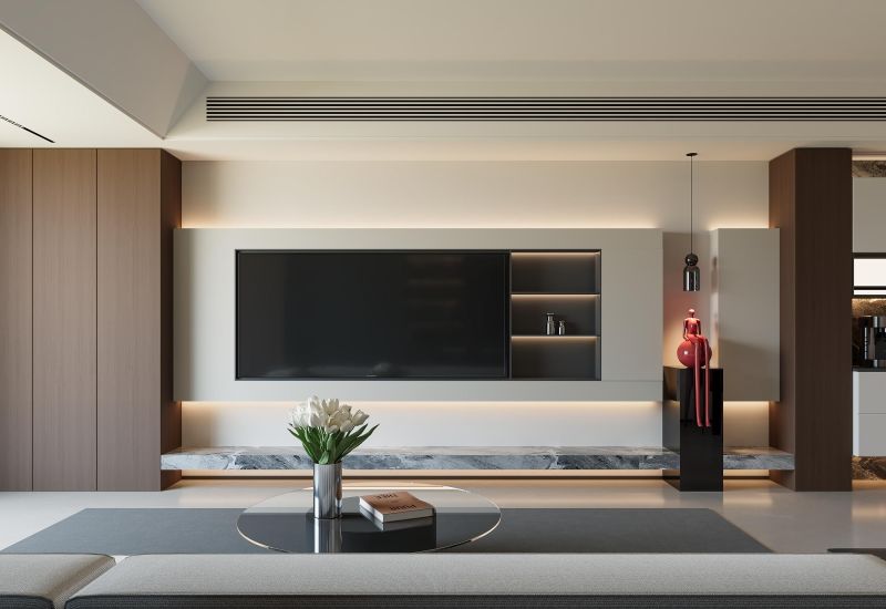 青岛｜140㎡现代意式极简风，做客厅设计 - 家居知识