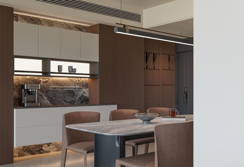 青岛｜140㎡现代意式极简风，做客厅设计 - 家居知识