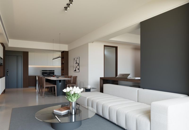 青岛｜140㎡现代意式极简风，做客厅设计 - 家居知识