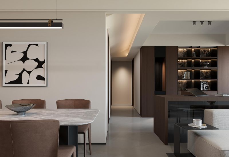 青岛｜140㎡现代意式极简风，做客厅设计 - 家居知识