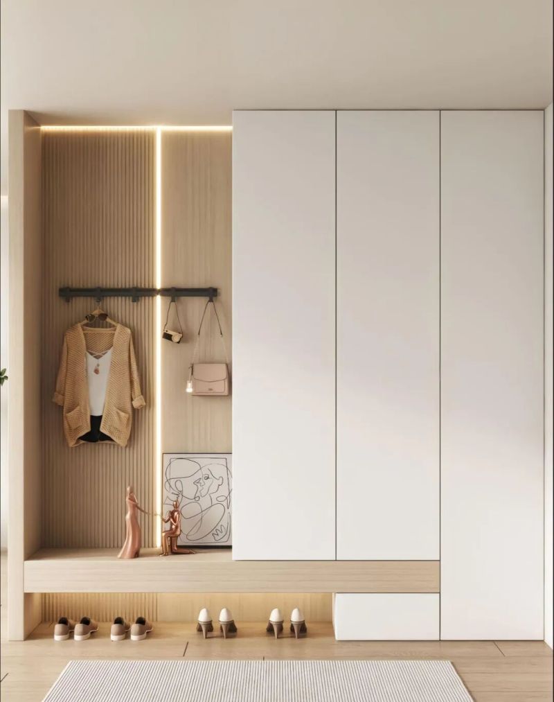 玄关杂乱？高颜值+超强收纳的定制鞋柜，才是回家的正确打开方式 - 家居知识