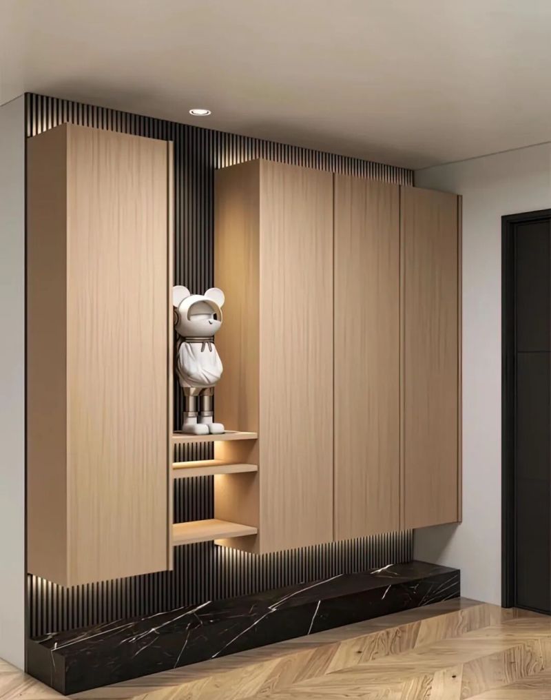 玄关杂乱？高颜值+超强收纳的定制鞋柜，才是回家的正确打开方式 - 家居知识