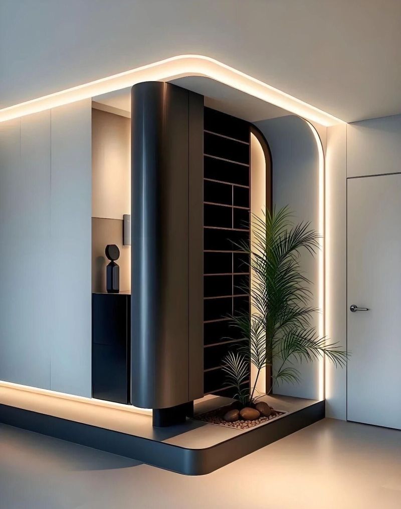 美哭！L型转角玄关柜，赶紧来抄作业了~ - 家居知识