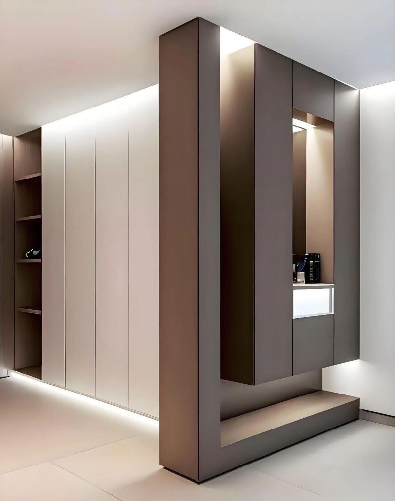 美哭！L型转角玄关柜，赶紧来抄作业了~ - 家居知识