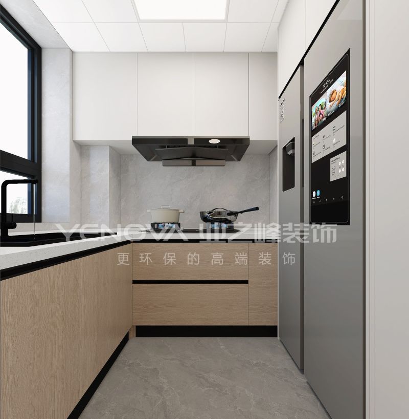 唐山荣盛·锦绣前程99平方米现代简约风格装修效果案例|业之峰装饰 - 家居知识