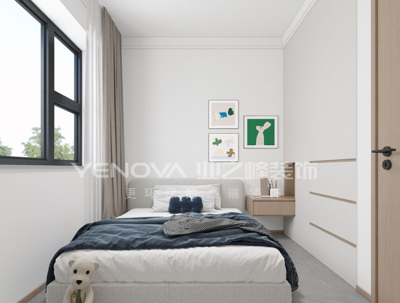 唐山荣盛·锦绣前程99平方米现代简约风格装修效果案例|业之峰装饰 - 家居知识