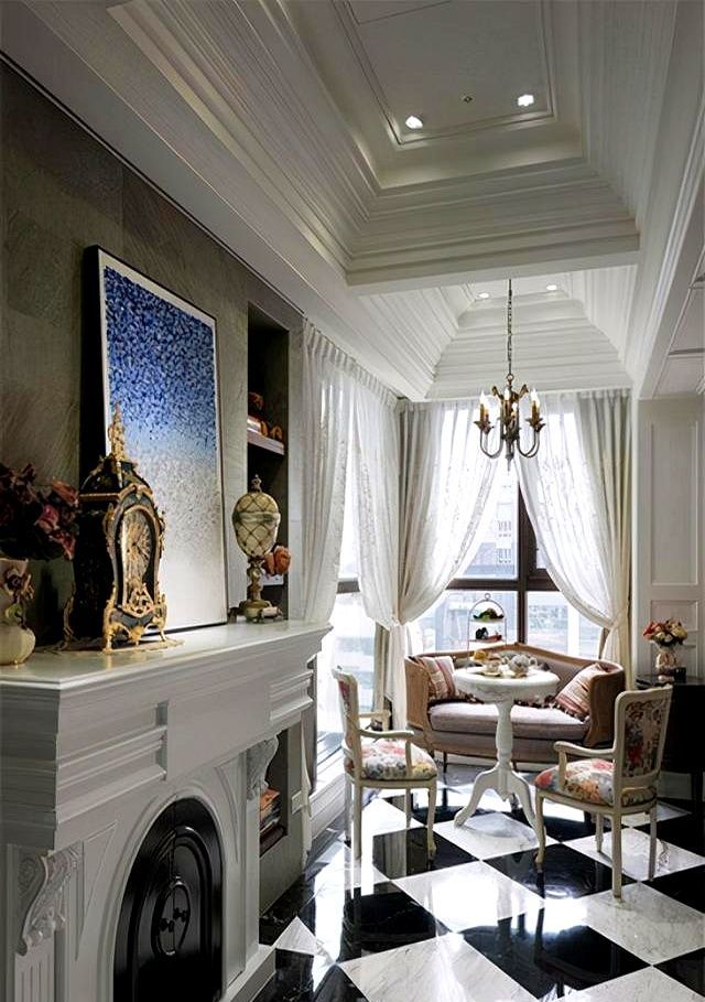 古典风精美，现代风利落！2套视觉迥异的开阔大宅全景装修案例 - 家居知识