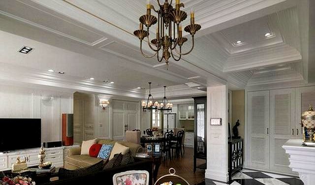 古典风精美，现代风利落！2套视觉迥异的开阔大宅全景装修案例 - 家居知识