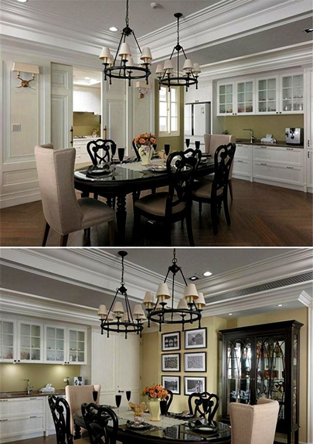古典风精美，现代风利落！2套视觉迥异的开阔大宅全景装修案例 - 家居知识