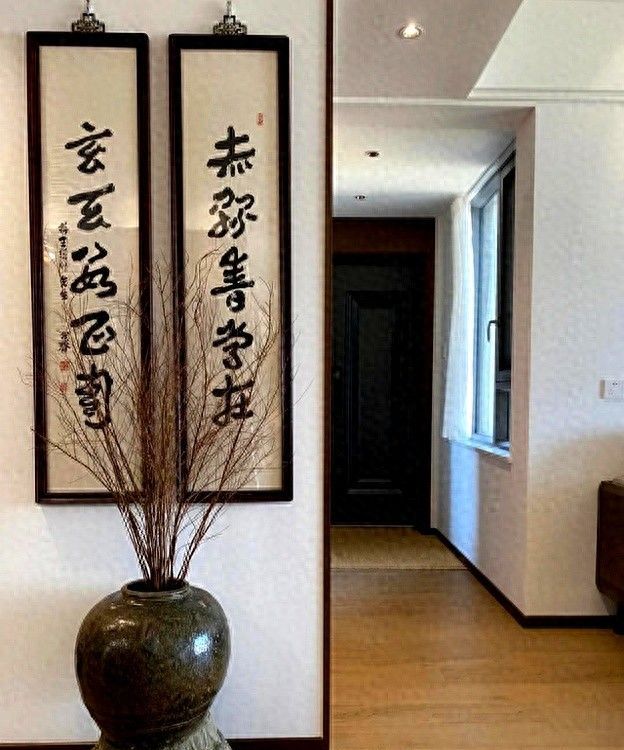 湖南艺术老师的153㎡新中式之家，极简硬装与雅致软装的完美融合