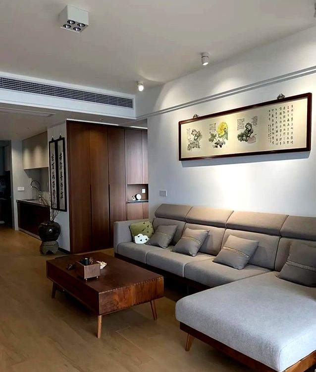 湖南一位艺术老师晒出153㎡“新中式”的家，硬装极简，软装雅致 - 家居知识