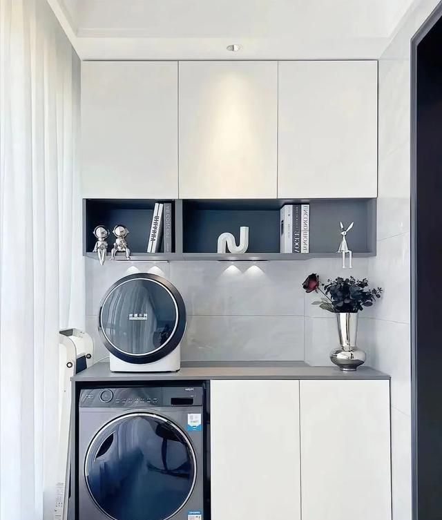 36款阳台洗衣机柜装修案例，抄作业 - 家居知识