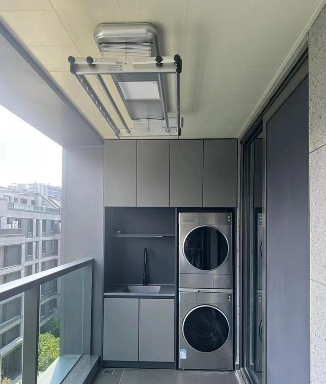 36款阳台洗衣机柜装修案例，抄作业 - 家居知识