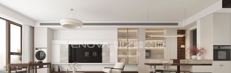 唐山国茂府128㎡现代风格装修案例赏析 | 业之峰装饰打造品质家居