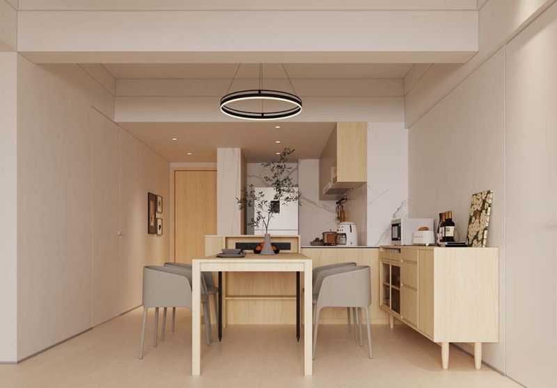 80㎡现代原木装修|呼吸感十足的治愈生活 - 家居知识