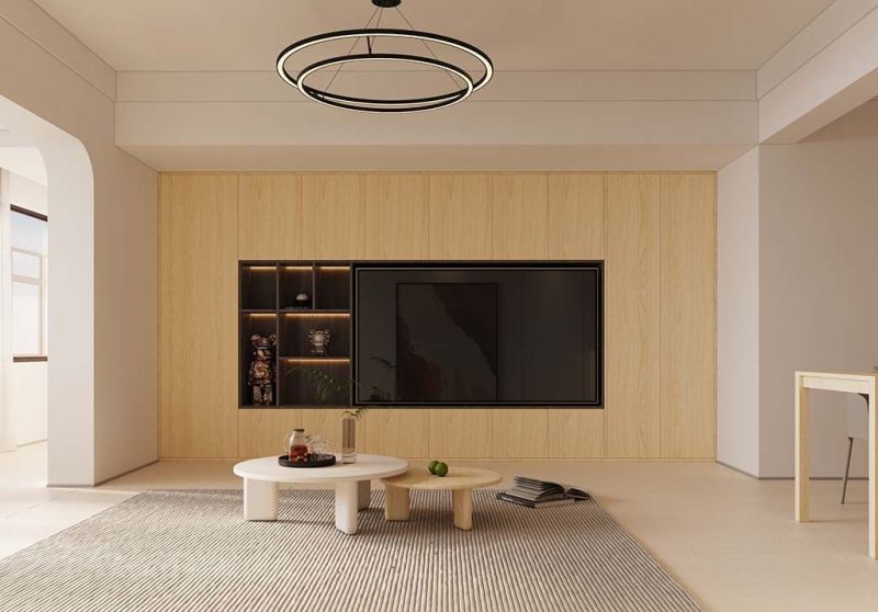 80㎡现代原木装修|呼吸感十足的治愈生活 - 家居知识