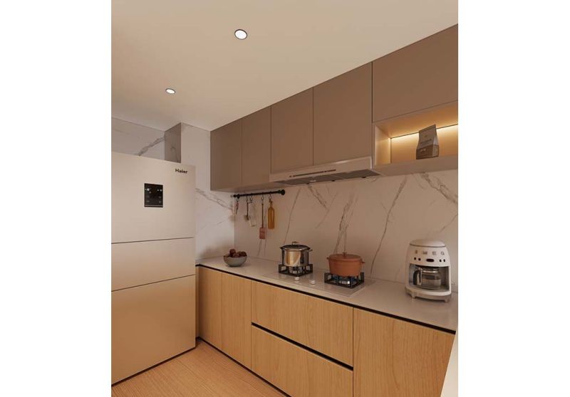 80㎡现代原木装修|呼吸感十足的治愈生活 - 家居知识