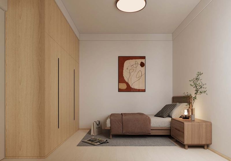 80㎡现代原木装修|呼吸感十足的治愈生活 - 家居知识