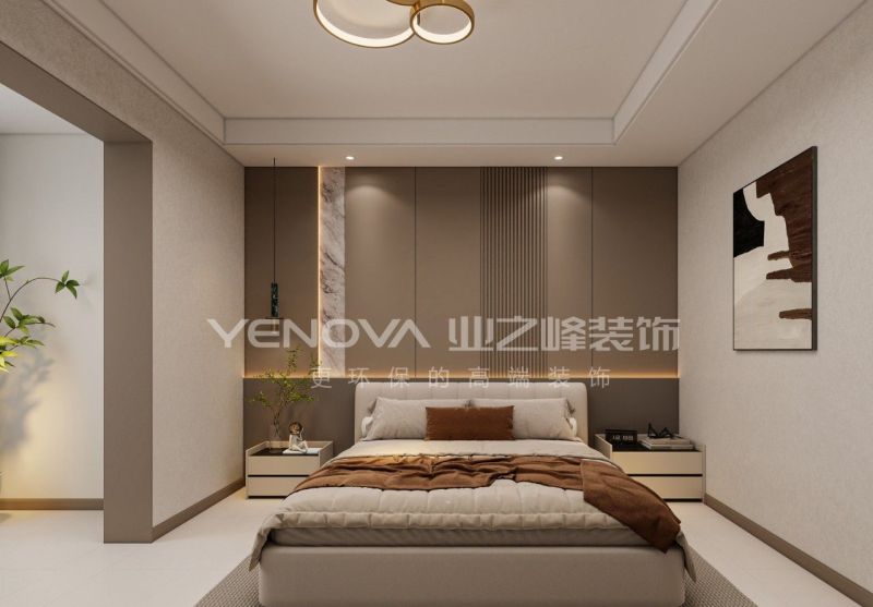 唐山橡树湾贰号院126平方米现代轻奢风格装修效果案例|业之峰装饰 - 家居知识