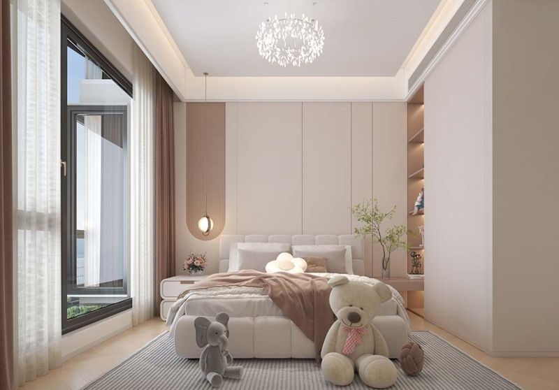 160㎡现代装修|温柔奶油系，暖到心坎里 - 家居知识