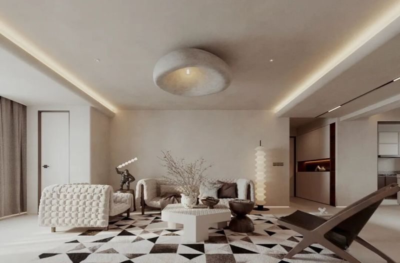 兰州城市人家盛达公馆190㎡侘寂风把家裹进柔感的松弛里 - 家居知识