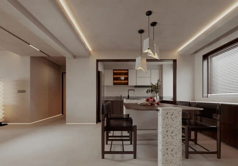 兰州城市人家盛达公馆190㎡侘寂风把家裹进柔感的松弛里 - 家居知识