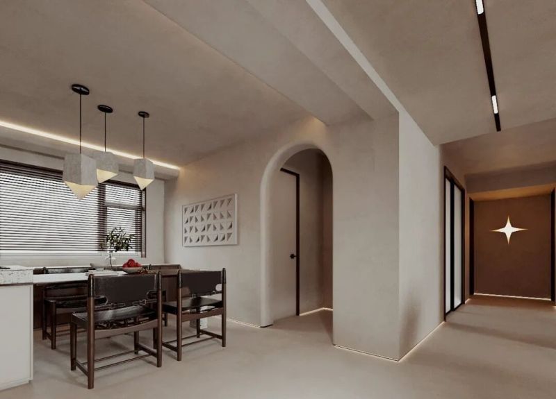 兰州城市人家盛达公馆190㎡侘寂风把家裹进柔感的松弛里 - 家居知识