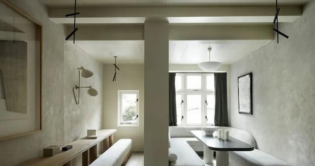 微水泥在欧洲别墅的案例：北欧风邂逅侘寂，优雅于极简冷淡中绽放 - 家居知识