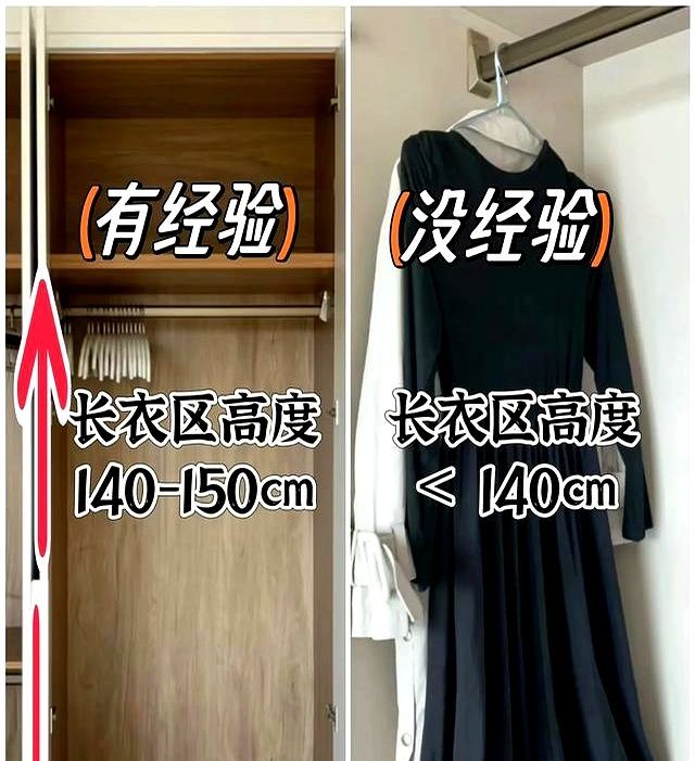 别再糟蹋你几万块的定制衣柜了 这8个黄金尺寸 错一个 立马变废柴 - 家居知识
