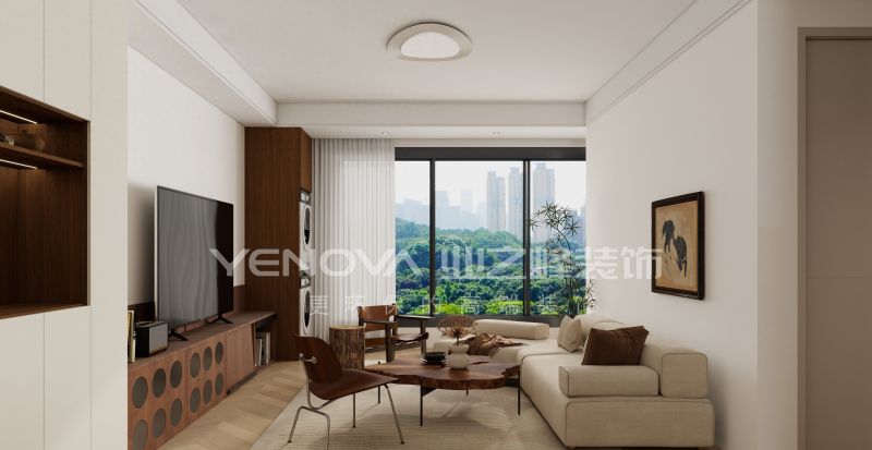 唐山国茂府128㎡中古风装修实景丨业之峰打造复古格调住宅