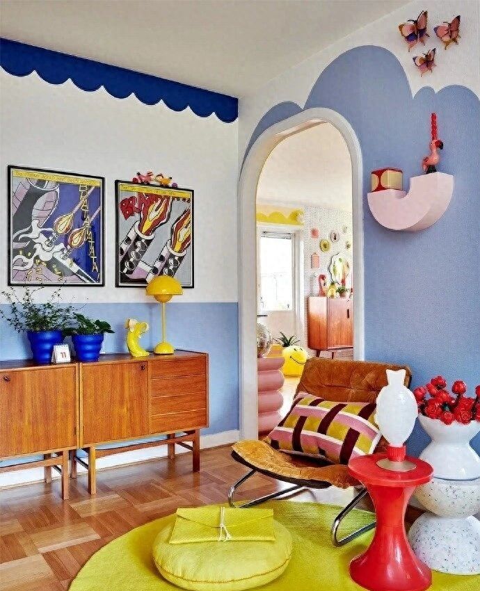 瑞典俏皮复古家，这个撞色好喜欢 - 今日头条